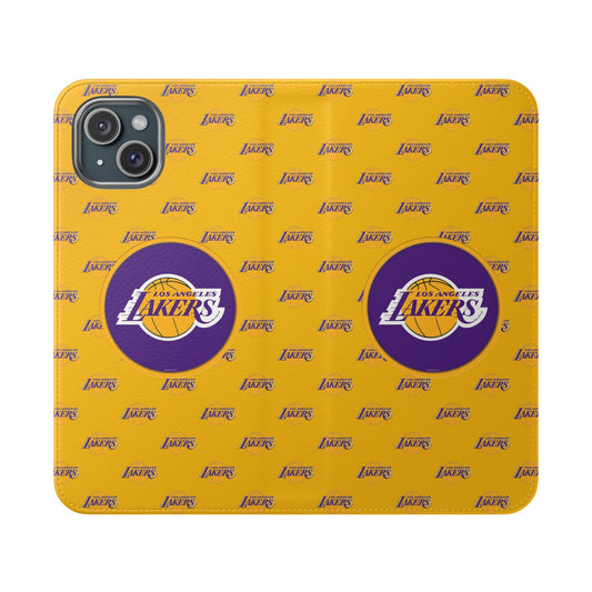 The Lakers iPhone 15 Plus Flip Case